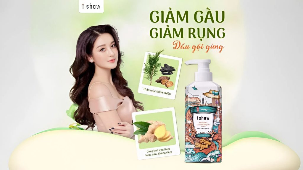 Chăm sóc da đầu, chăm sóc tóc, dầu gội gừng, dầu gội kích mọc tóc