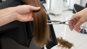 Cắt tóc thường xuyên, tóc mọc nhanh, tóc mọc dài, chẻ ngọn, bấm ngọn tóc, tỉa tóc, tóc dày, Miabella Ristorp, lầm tưởng về tóc, chăm sóc tóc khỏe mạnh