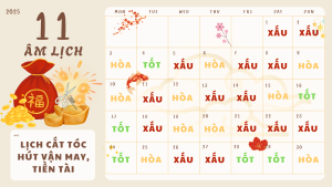 lịch cắt tóc, lịch cắt tóc tháng 11 ÂL 2025, cắt tóc hợp phong thủy, cắt tóc ngày nào may mắn, ngày cắt tóc xui