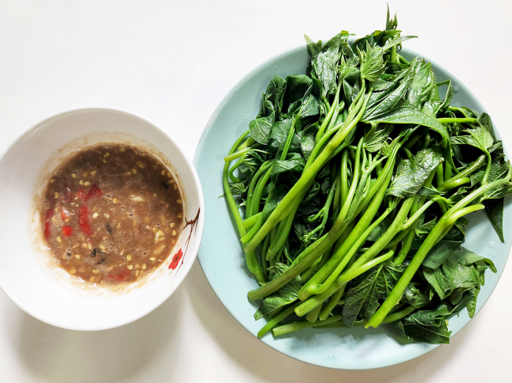 ăn rau lang giảm cân