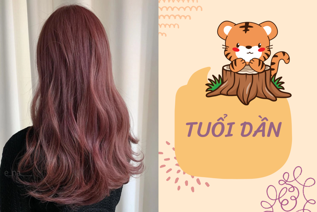 MÀU TÓC HỢP TUỔI DẦN