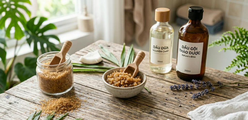 tẩy tế bào chết da đầu
cách tẩy tế bào chết da đầu tại nhà
tẩy da chết da đầu tự nhiên
chăm sóc da đầu khỏe mạnh
kích thích mọc tóc
giảm gãy rụng tóc
da đầu bết dầu
làm sạch da đầu
tẩy tế bào chết bằng đường nâu
công thức tẩy da đầu đơn giản
dưỡng tóc từ thiên nhiên
ngăn ngừa gàu và ngứa da đầu